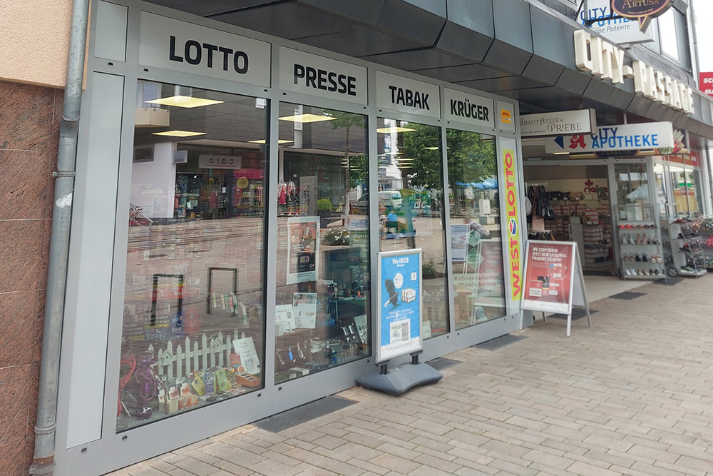 Impressionen Lotto Presse Tabak Krüger in Bad Driburg